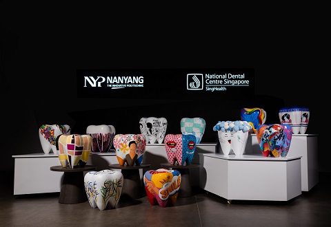 NDCS x NYP Charity Tooth Stools: Art for Better Oral Health